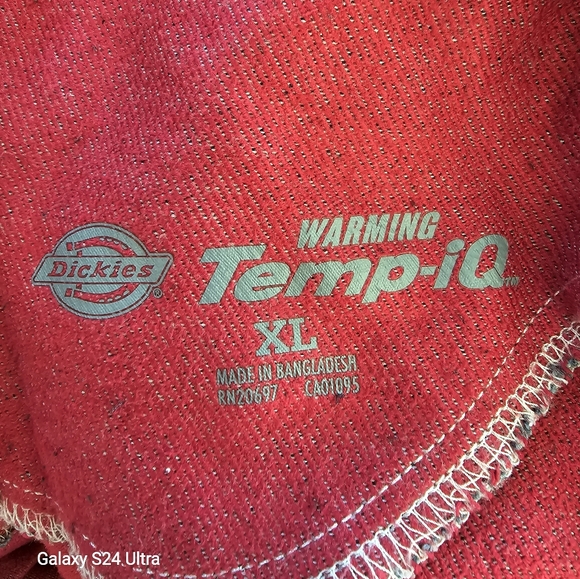 Dickies Women's XL  warming temp IQ denim bibs overall - Picture 6 of 9